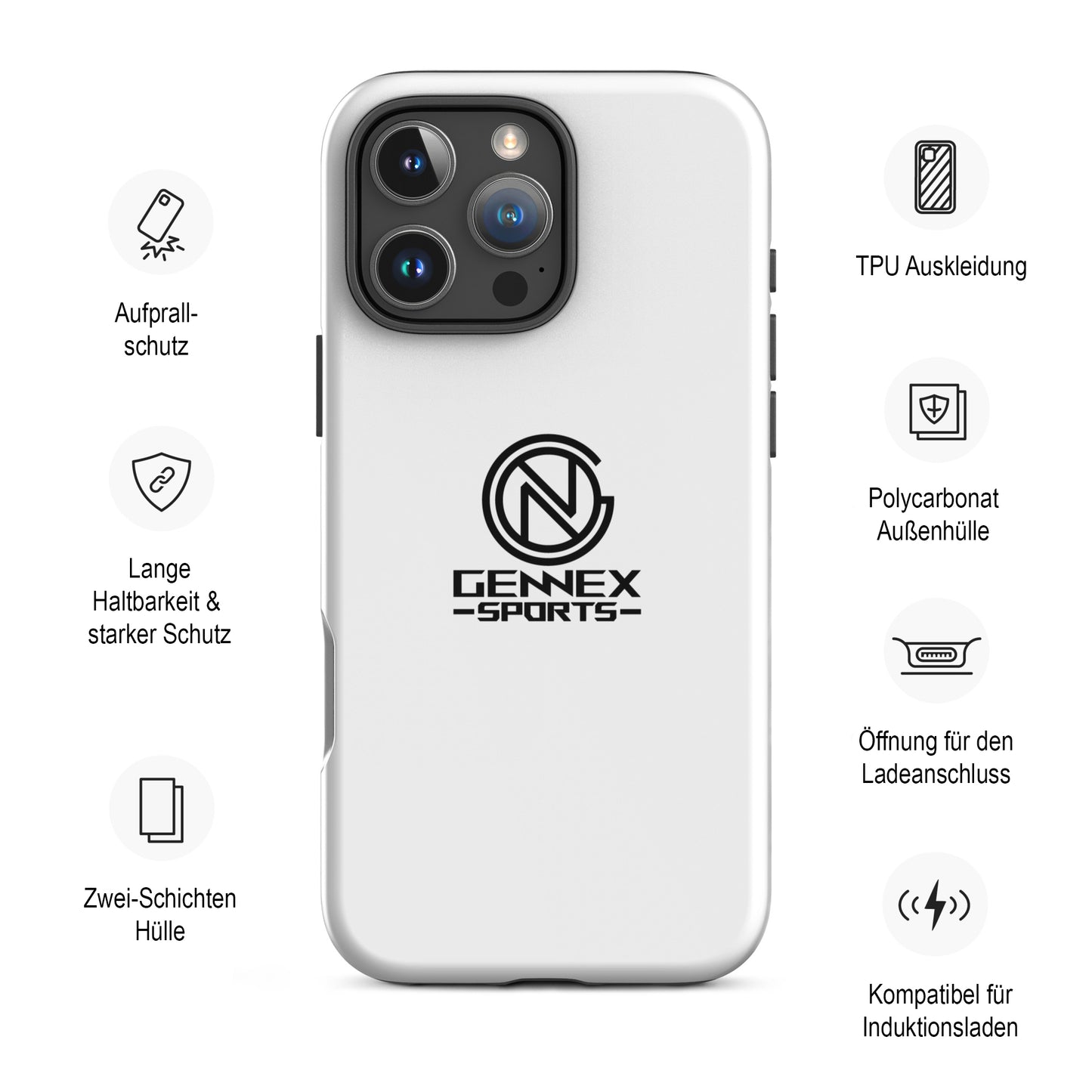 Hardcase iPhone® Handyhülle (weiß)